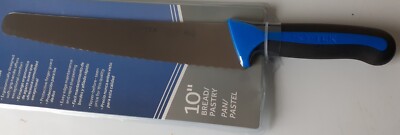 Winco Bread Pastry Knife Serrated 10'' blade Sof-Tek handle NFS quality