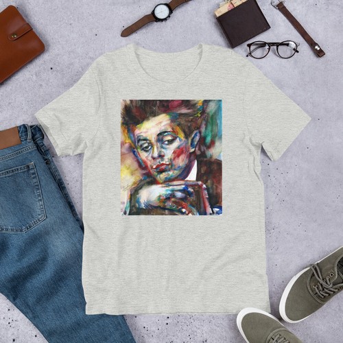 Camiseta UNISEX - EGON SCHIELE retrato acuarela - tela vestido camisa pintura - Imagen 5 de 6