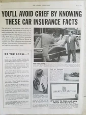 1954 Liberty Mutual Insurance avoid grief by knowing facts ad