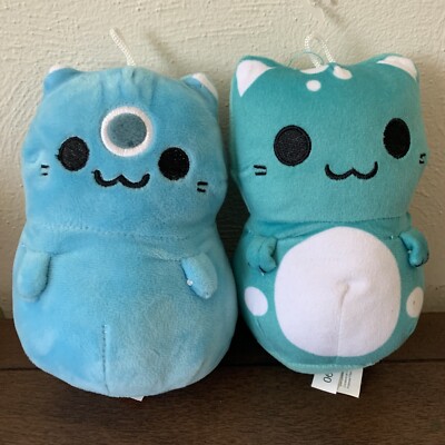 Lot of KLEPTOCATS Plush Aqua Blue Danchee Teal Stuffed