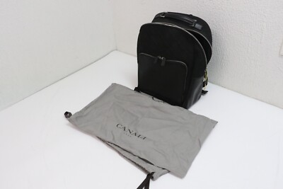 canali leather backpack Black Canali - Black leather backpack