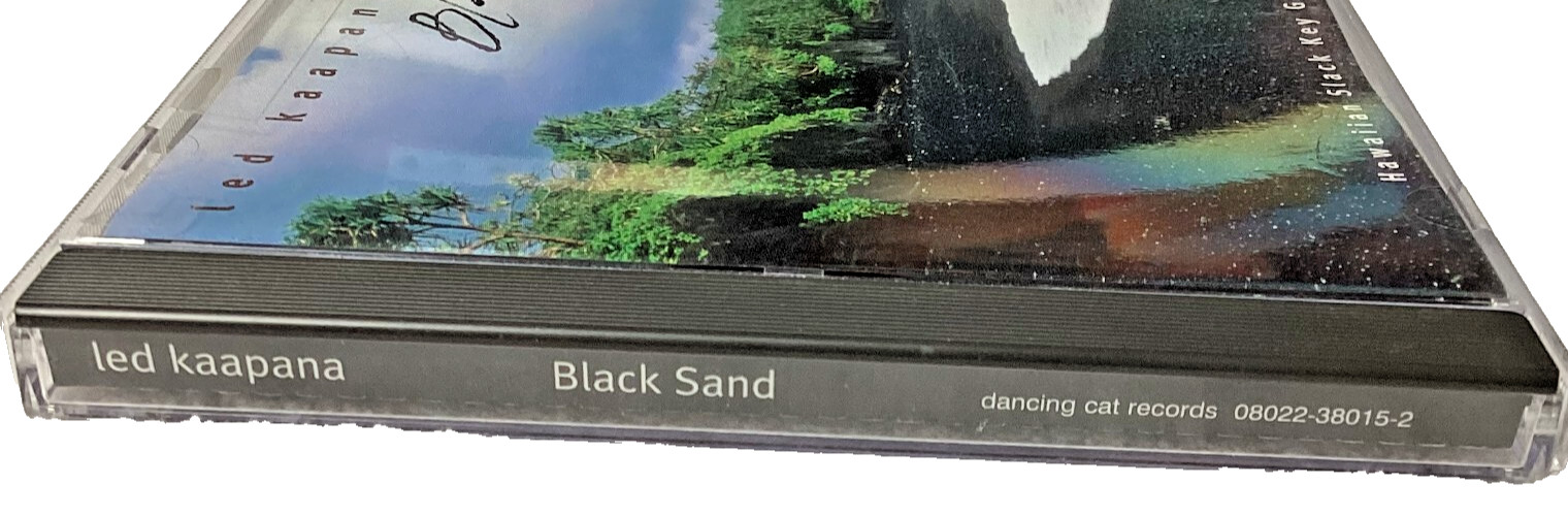 Black Sand by Ledward Kaapana, CD 2011, 13 Songs, 56 Minutes