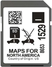For 2024 GM GPS GMC Chevy Buick Cadillac NEW 86531529 SD Navigation Card