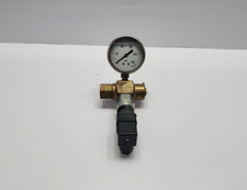 PRESSURE GAUGE WITH ANFIELD SMA-7 4G-C-HC HIGH PRESSURE SWITCH