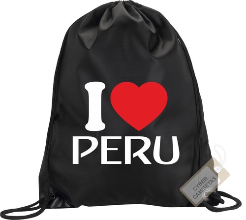 Me encanta Perú Mochila Bolso Gimnasio Bolso Deportivo Hombre Mujer | eBay