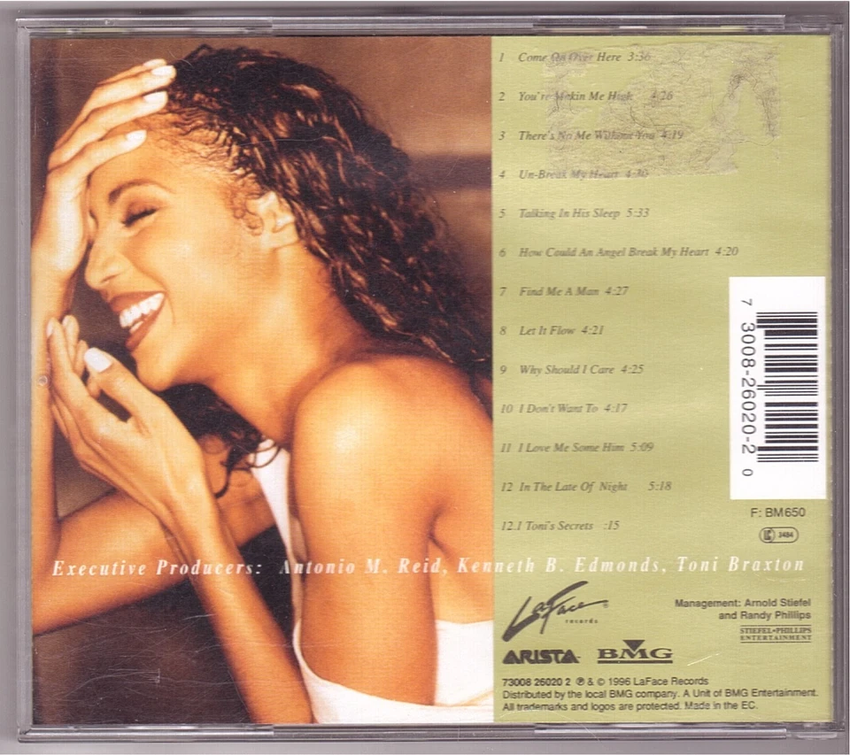 Toni Braxton - Secrets (CD 1996) - Bild 2 von 3