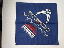 Air Force Bandana Blue Cotton 2009 Good Sports Inc 21" x 21"