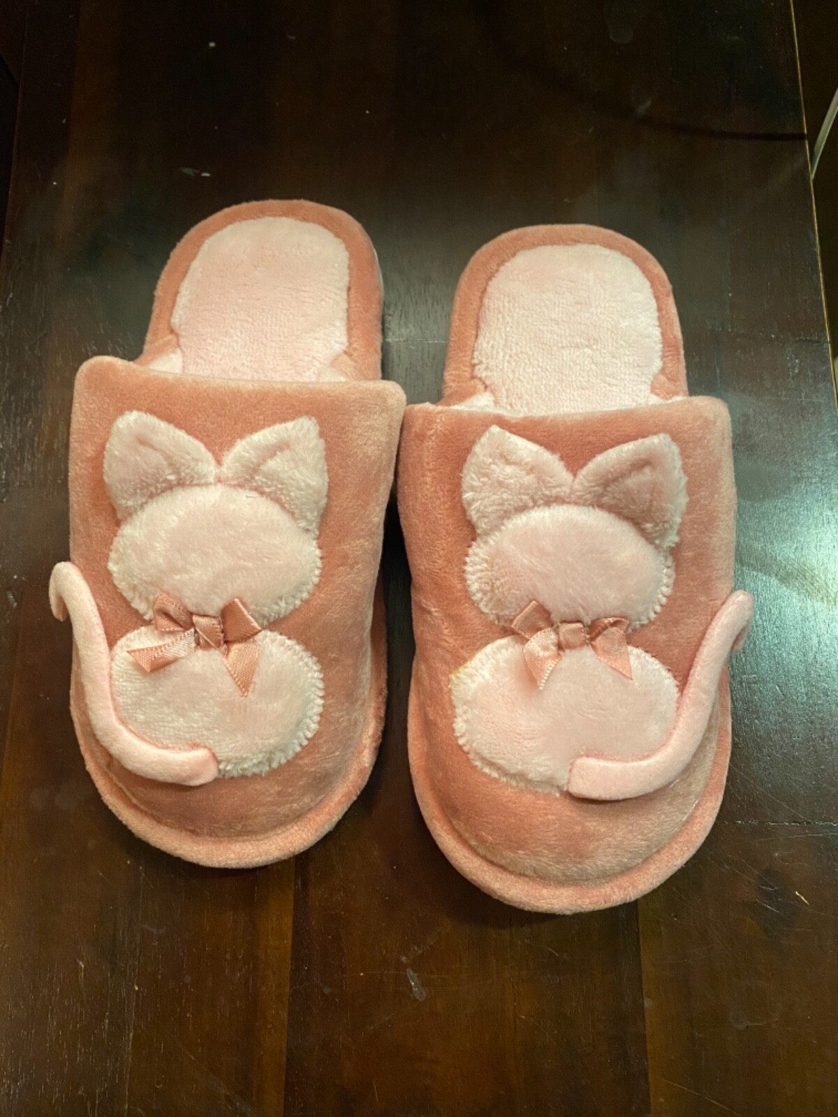 SAOLA Pantofole bambina ROSA GATTINO GATTO ANIMALE SCHIENA APERTA suola gomma TAGLIA 12 1 2 13