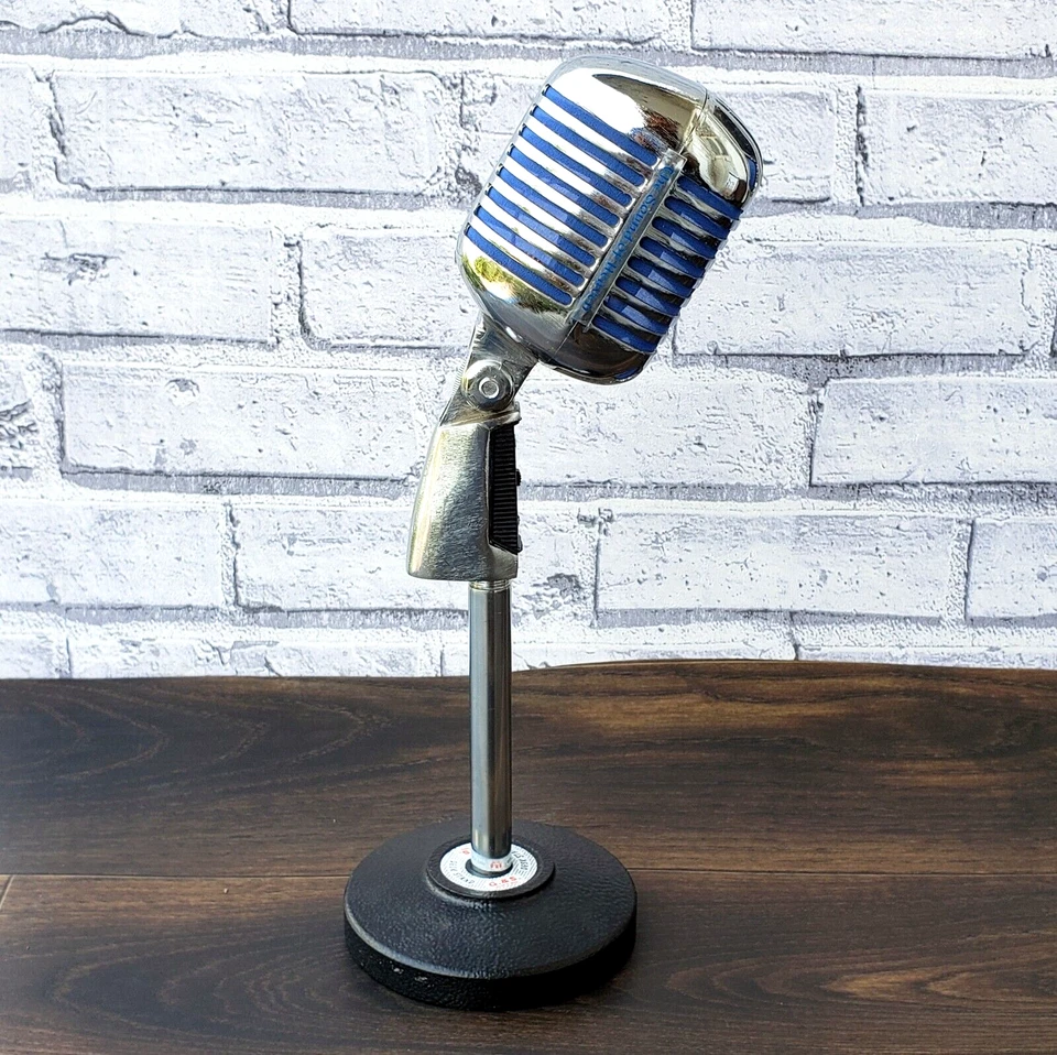 Antique Replica Metal Grill Microphone Vintage Style Retro Mic for Studio Décors - Image 3 of 4