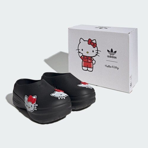 adidas Originals Adifom Stan Smith Hello Kitty Mules Pink 4446 Black 0280 Sanrio - Picture 22 of 31