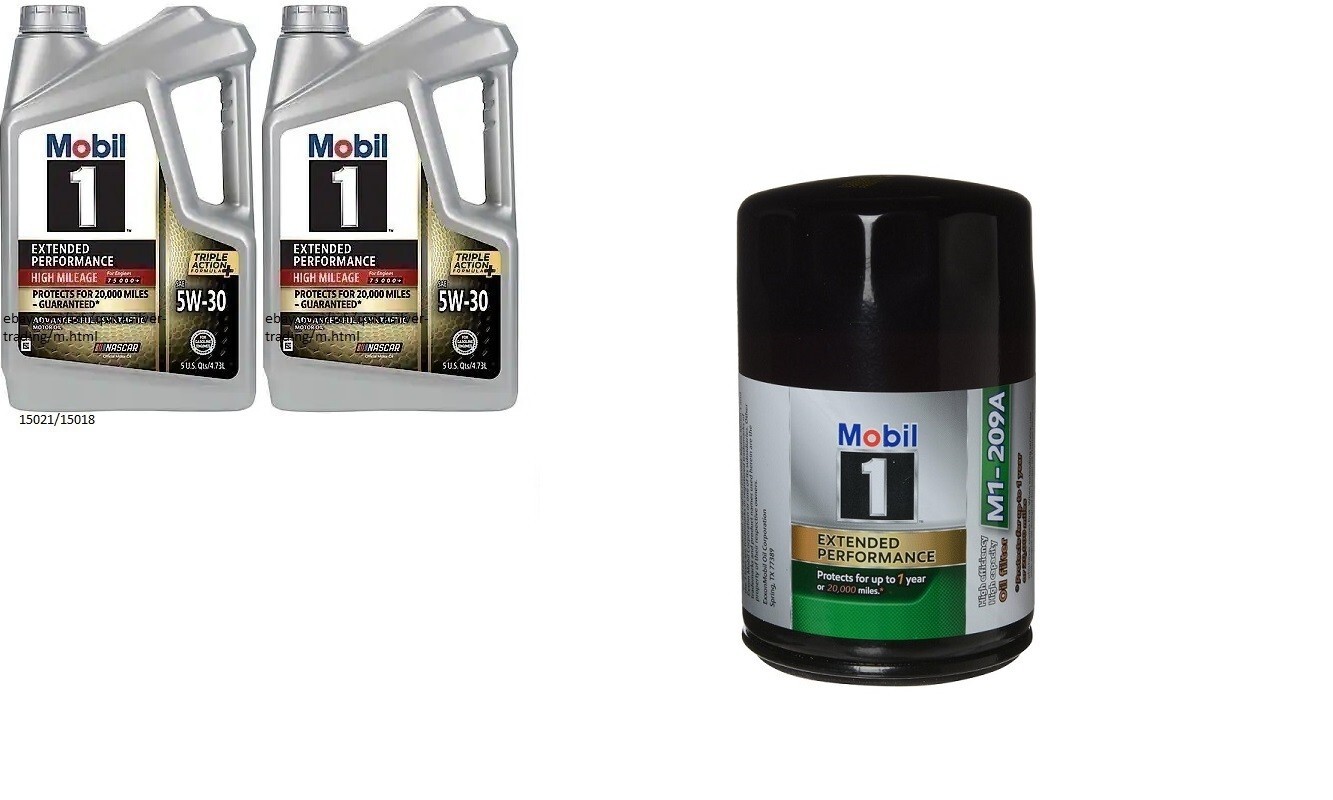 & 10 Qts Mobil1 5w30 E/p Full Syn. Hm Motor Oil