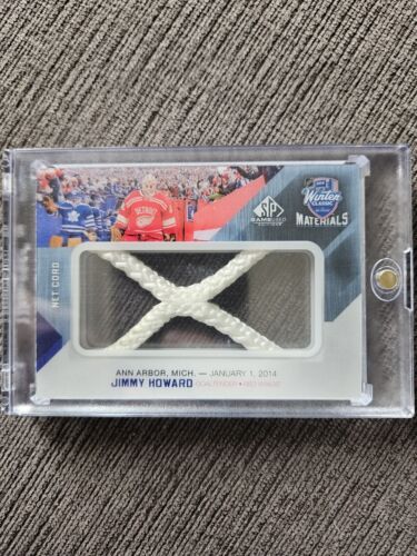 2014-15 Upper Deck SP Game Used Winter Classic Net Cord /35 Jimmy Howard - Picture 1 of 2