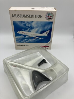 Herpa Wings 1:500 Boing 747-400 Museumsedition limitiert 1000 Stück OVP #K251