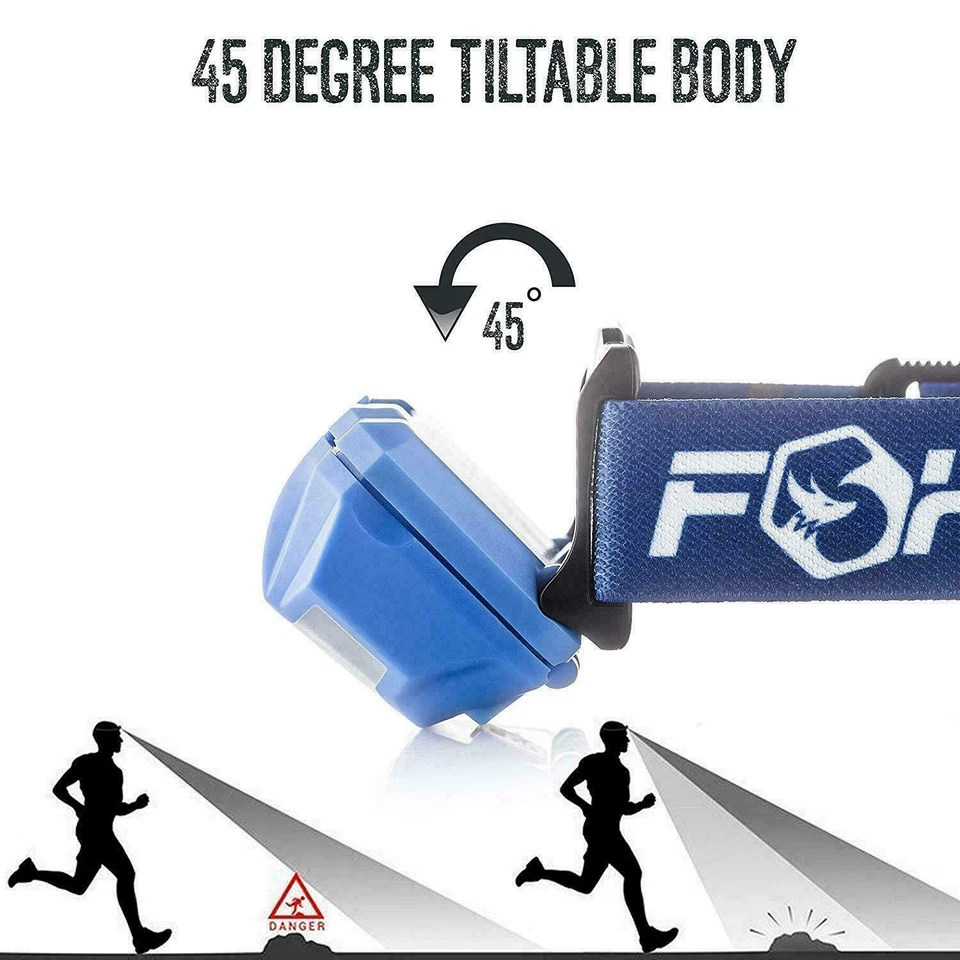 Lampara de Cabeza LED Impermeable USB Recargable Linterna para Correr - Multiuso - Image 4 of 4