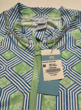 NWT J. Mclaughlin Womens M Mckenzie Rash Guard Long Sleeve UPF 50 Sun Swim Top