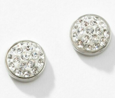 Touchstone Crystal by Swarovski April Birthstone Earrings BNIB Birthday Gift