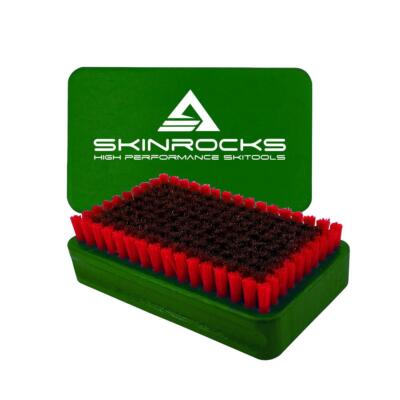 SkinRocks Ski Belagsbürste BaseBrush Kupfer/Bronze Wachsbürste Bü