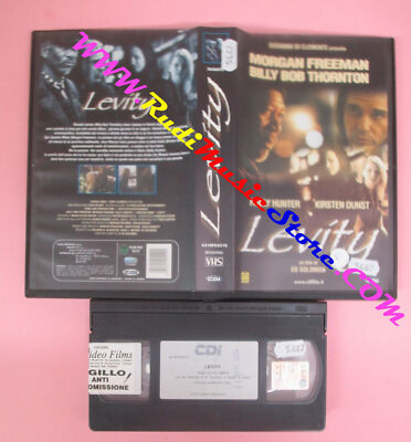 VHS*Film LEVITY 2003 Morgan Freeman Billy Bob Thornton CDI A21RF0551(F117)no DVD