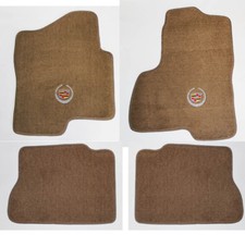 New Tan Floor Mats 2003-2006 Cadillac Escalade Esv Ext Official Crest Logo