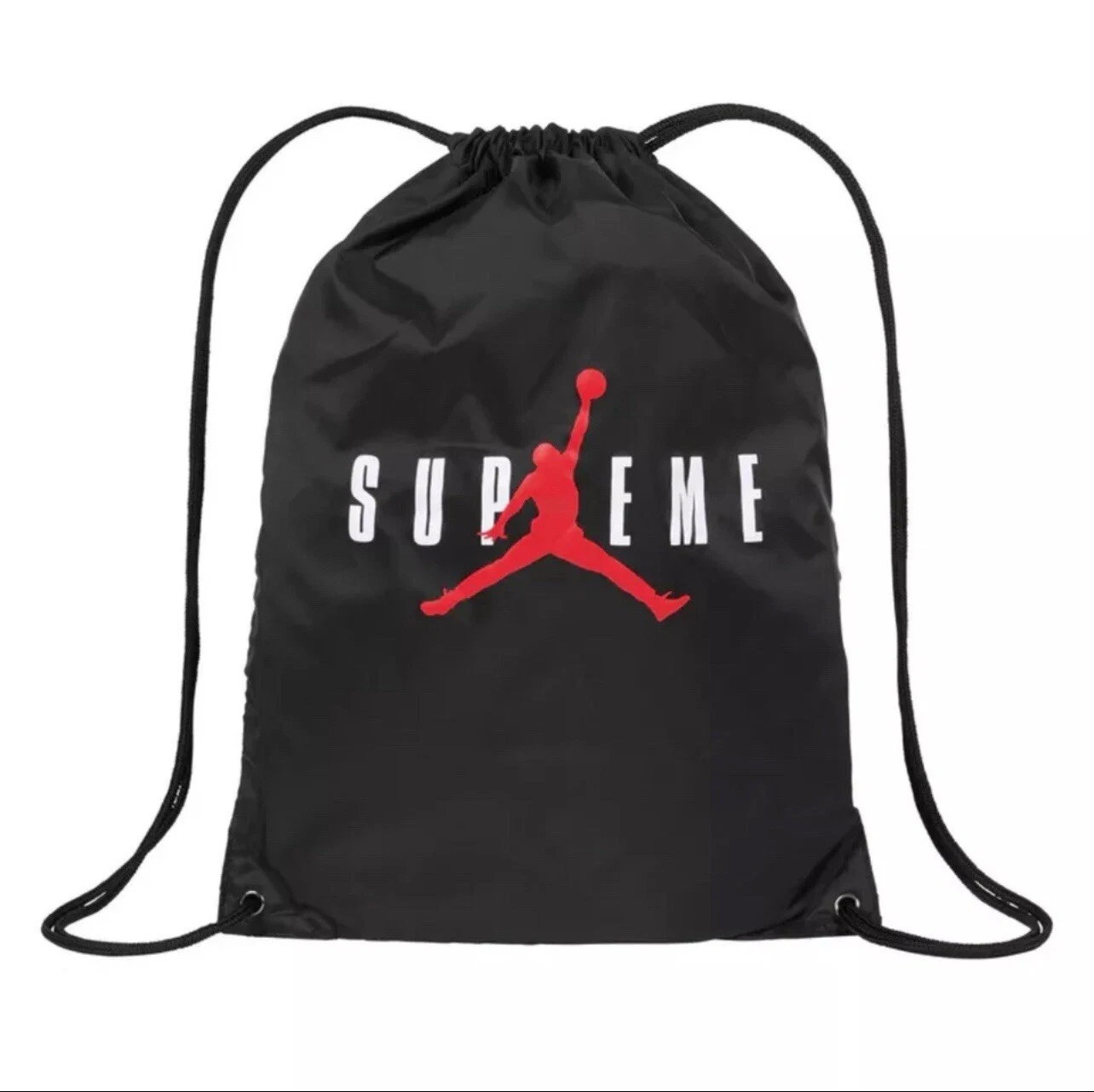 Sac noir à cordon Supreme x Jordan FW24 taille unique