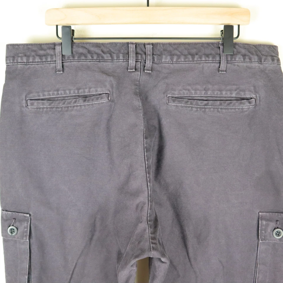 Pantalones cargo John Elliott negros lavados talla 5 cintura 37" entrepierna 33" Foto 4 de 4