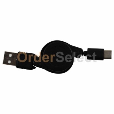 USB Type C Retract Cable for Phone Samsung Galaxy S10 S10+ S10e Plus Note 10 10+