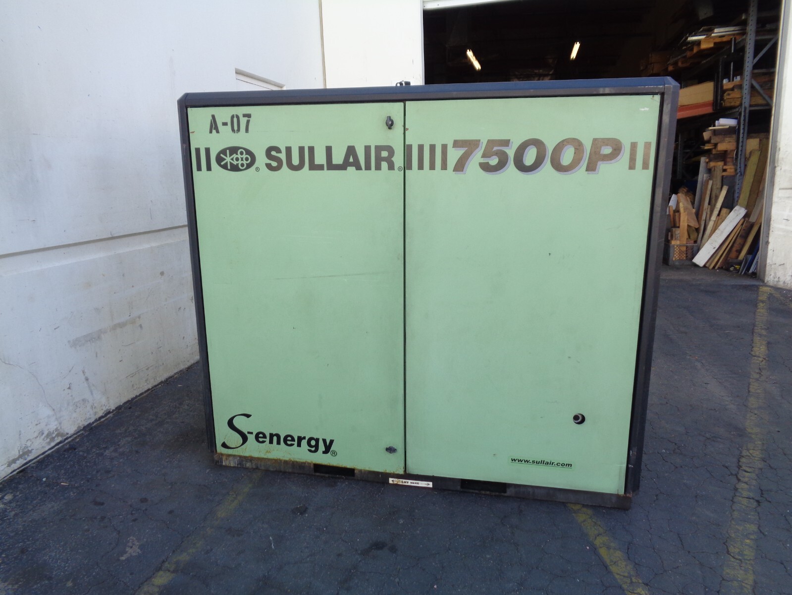 2011 Sullair 7509P/A 100 hp rotary screw air compressor Ingersoll Rand