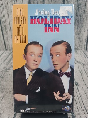 Holiday Inn (VHS, 1994, Universal, B&W) Irving Berlin, Bing Crosby - Brand New
