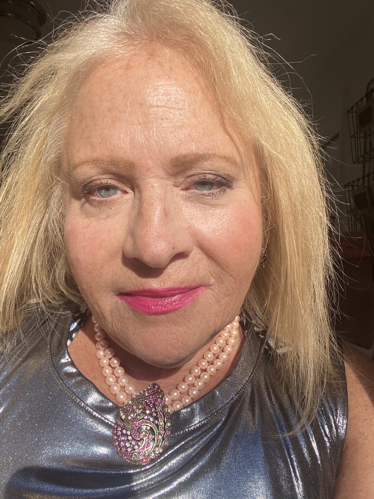 HEIDI DAUS PINK CRYSTAL FANTASY TEARDROP NECKLACE EARRING SET💧💗