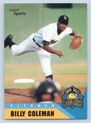 Billy Coleman 2002 MultiAd Sioux Falls Canaries