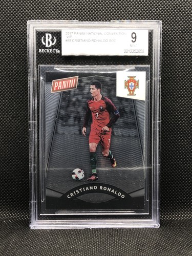 2017 Panini National Convention VIP #88 Cristiano Ronaldo BGS 9 MINT | eBay