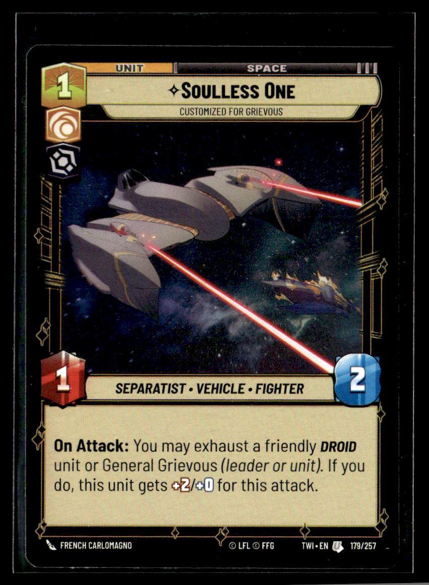 Star Wars Twilight of the Republic Soulless One JW
