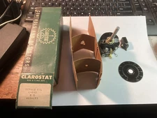 Clarostat CIL L-PAD 8 Ohms 465-273 NOS Control Resistor Switch Potentiometer