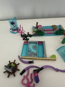 Lego Disney Ariel 41145 Little Mermaid Ursula Flounder Figures Incomplete Lot