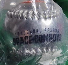 Sugar Land Space Cowboys Inaugural Season AAA Astros Co-Branded Silver Baseball