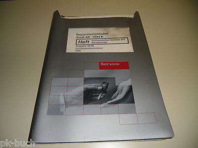 Workshop Manual Audi A8 D2 5 Automatic Transmission 01F Quattro/Wheel From 1994