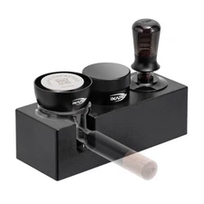 51MM Espresso Tamper Kit Black 6 IN 1, Featuring Coffee Tamper, Distributor, ...