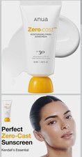 Anua Zero-cast Face Sunscreen SPF 50 Broad Spectrum Water Resistant 1.69 fl oz