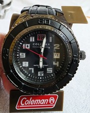 Coleman Water Resistant Quartz Watch with Date Indicator