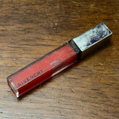 GIVENCHY GELEE D'INTERDIT SMOOTHING GLOSS BALM # 1 TEMPTING ROUGE BNWOB