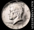 1964 Kennedy Half Dollar- Choice Gem Brilliant Unc Luster- No Reserve #L4113