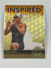 Marketplace image: 2025 Leaf Metal Women Of Sport Inspired SuperFractor #2 Bella Sims 1/1