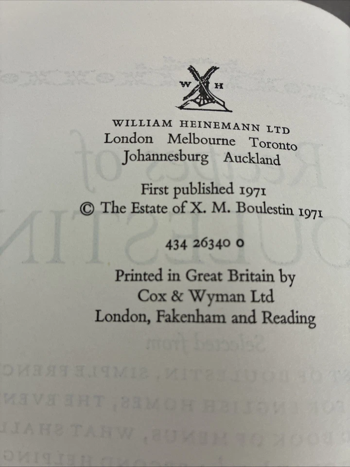 Recipes of Boulestin: Simple French Cooking for English Homes HB 1971 - Image 4 of 4