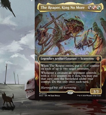 mtg no creature commander deck The Reaper, King No More Commander Deck EDH Magic MTG Ready-to-Play