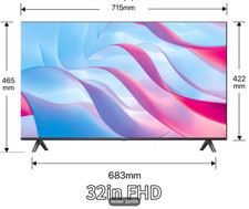 32 inch Dolby Audio Google Cast FHD Smart TV
