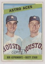 1966 Topps Bob Aspromonte Rusty Staub Astro Aces ( ) #273 12g7