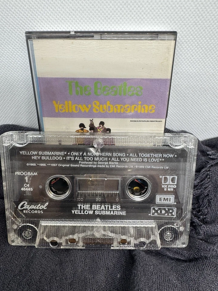 The Beatles Yellow Submarine Cassette Tape Capitol  - Image 3 of 4