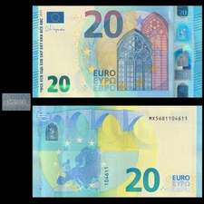 Portugal Euro  20 Euro  2015  Pick 23m M010  Lagarde  Crisp UNC