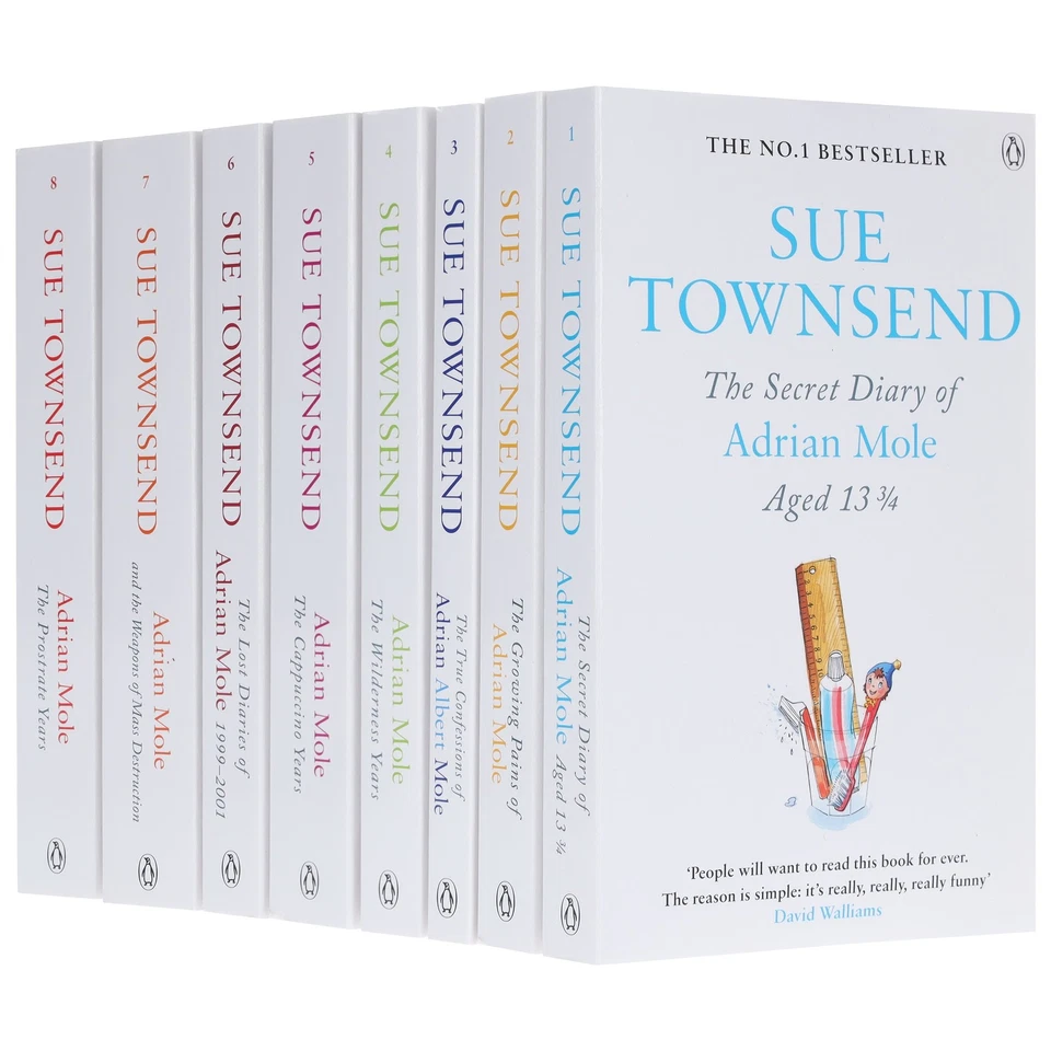 Adrian Mole Collection 8 Books Set | Sue Townsend 9783200331174 WML
