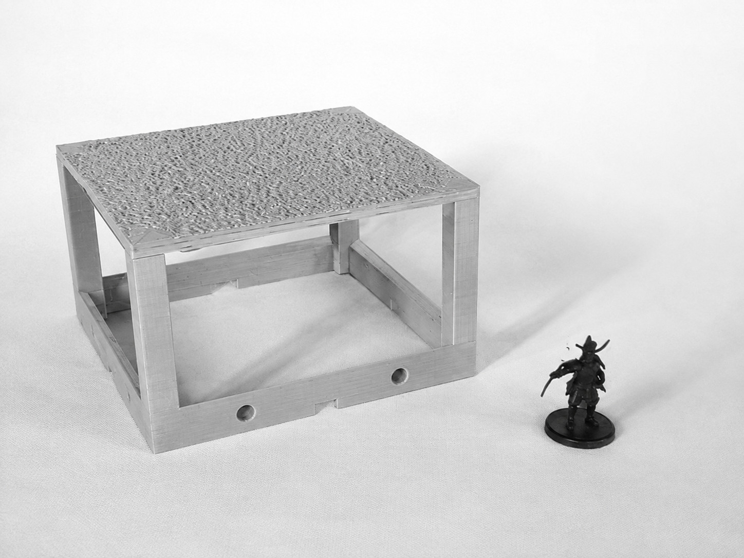 Japanese Samurai Castle Central Wall Riser Section  28mm Terrain  Wargaming